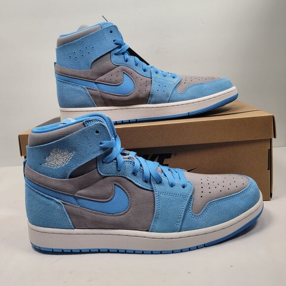 Air Jordan 1 High Zoom Other - Air Jordan 1 High Zoom CMFT Men's Blue Grey Sneakers DV1307-014 US Size 13 NWB